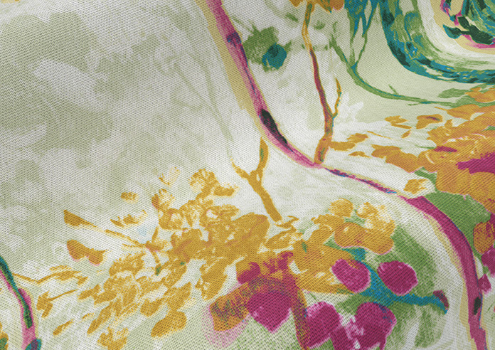 Silver Birch, Orchid - Roman Blind - Image 4